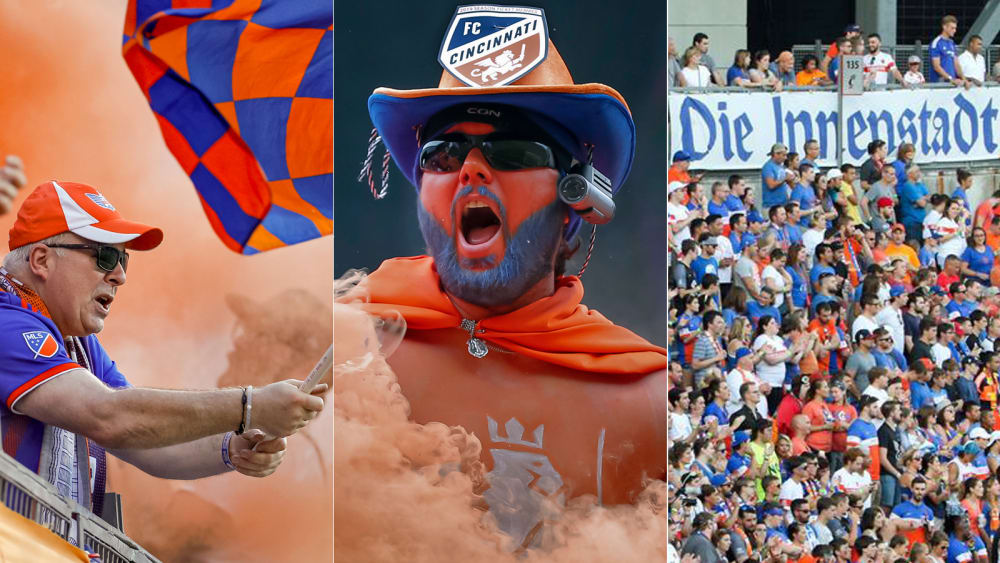 The orange and blue - mit deutscher Kultur: Der FC Cincinnati.