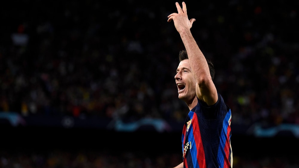 Ohne ihn wäre der FC Barcelona wohl schon vorzeitig raus: Torgarant Robert Lewandowski.