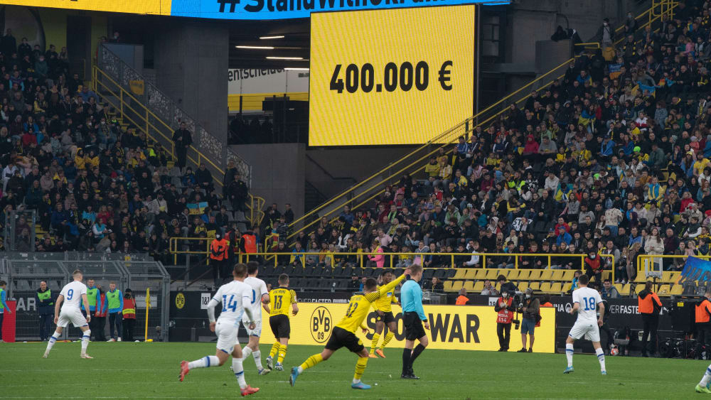 Dortmund und Kiew spielten eine ordentliche Summe ein.