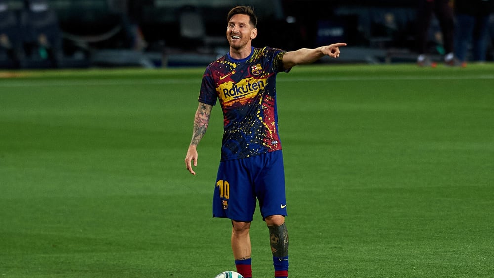 Lionel Messi kann sich &#252;ber weitere Rekorde in seiner Karriere freuen.