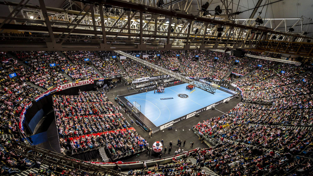 So wird es auch 2024 wohl aussehen: Die WM 2019 in der Olympiahalle München.
