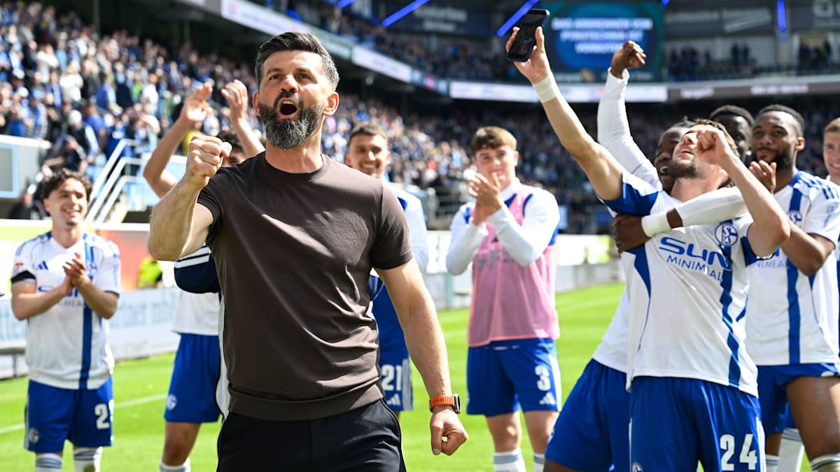 Schalke kurz vor dem Aufstieg: 