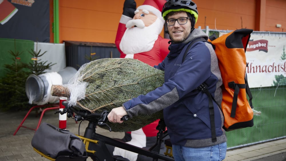 Weihnachtsbaum Fahrrad