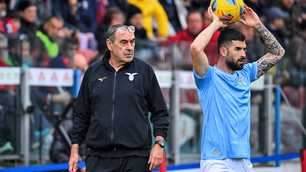 Voller Fokus auf die Königsklasse: Lazio-Coach Maurizio Sarri.