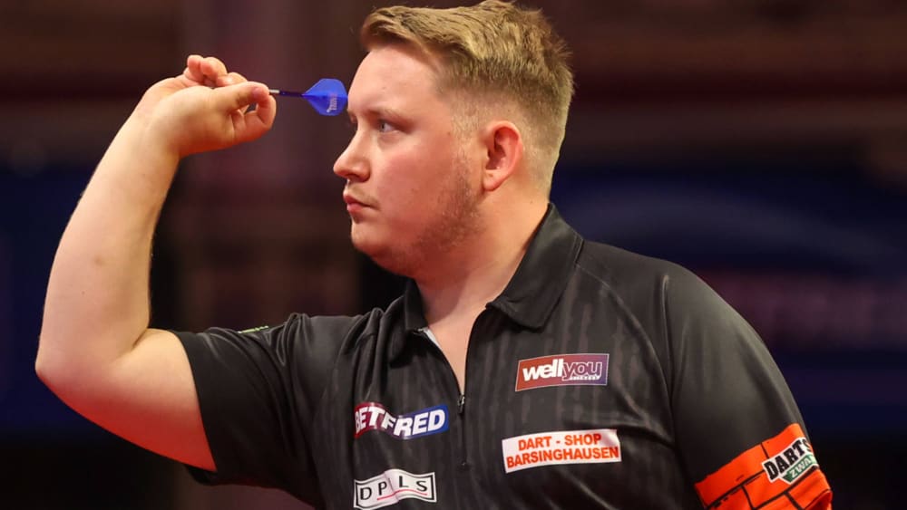 Darts Schindler beim World Grand Prix in zweiter Runde kicker