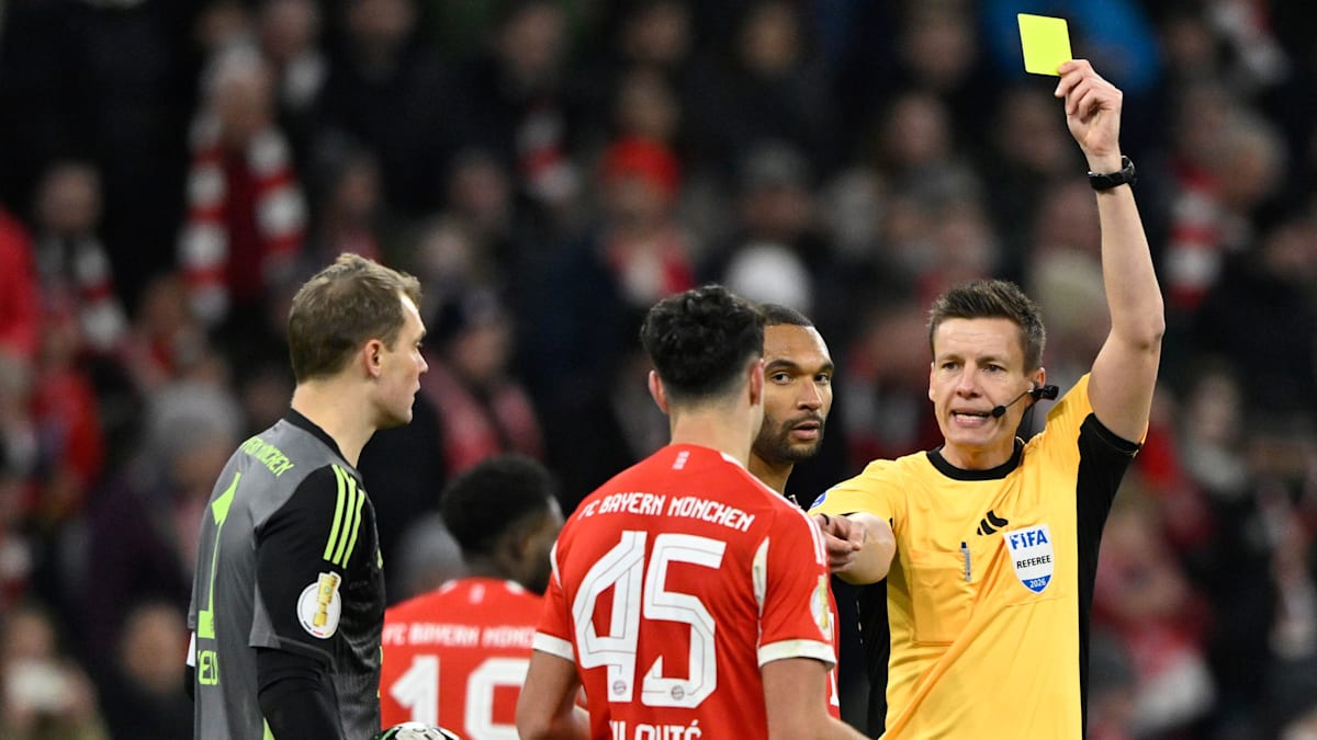 Warum im DFB-Pokal nur im Finale Gelbsperren möglich sind