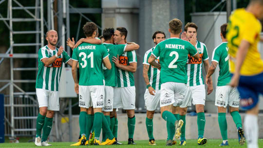 Da war die Welt beim SV Mattersburg noch in Ordnung.