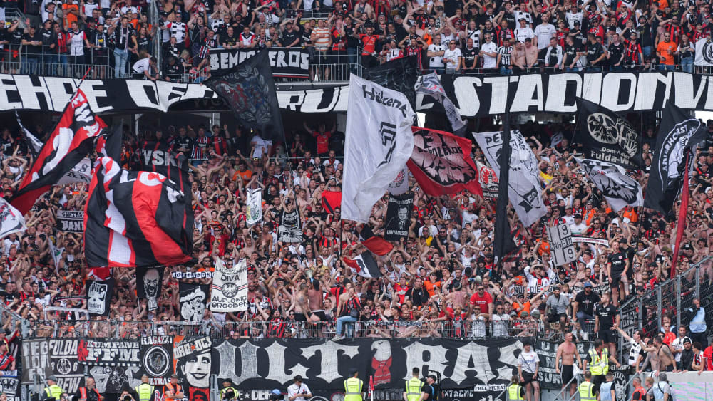 Freiburger Fans.