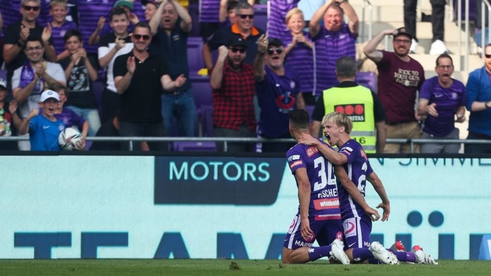 Die Austria hat zum Saisonabschluss Grund zu feiern.