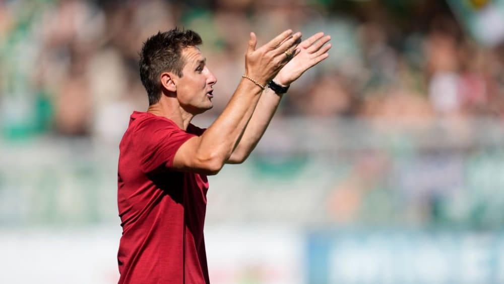 Da geht noch mehr: Derzeit rangiert der SCR Altach von Trainer Miroslav Klose auf Platz 10 in der österreichischen Bundesliga.