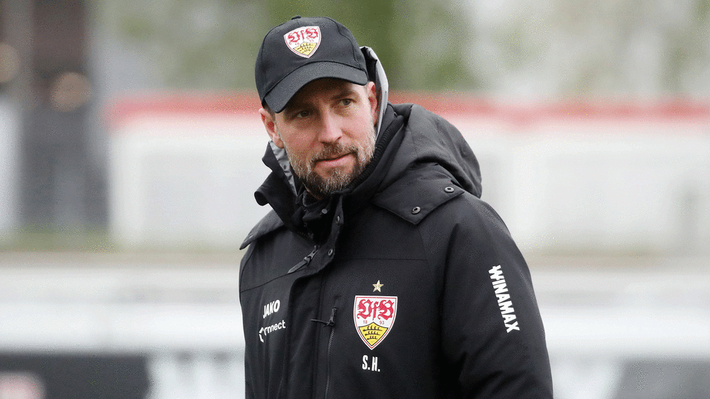 Er richtet den Fokus auf Frankfurt - und den Saison-Endspurt: VfB-Coach Sebastian Hoeneß.