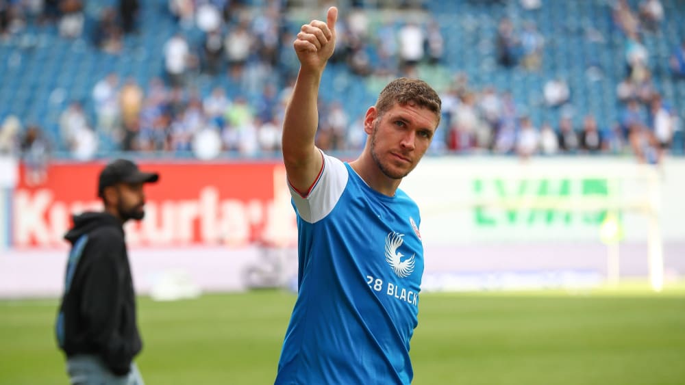 Damian Roßbach möchte in Rostock seine Karriere beenden.