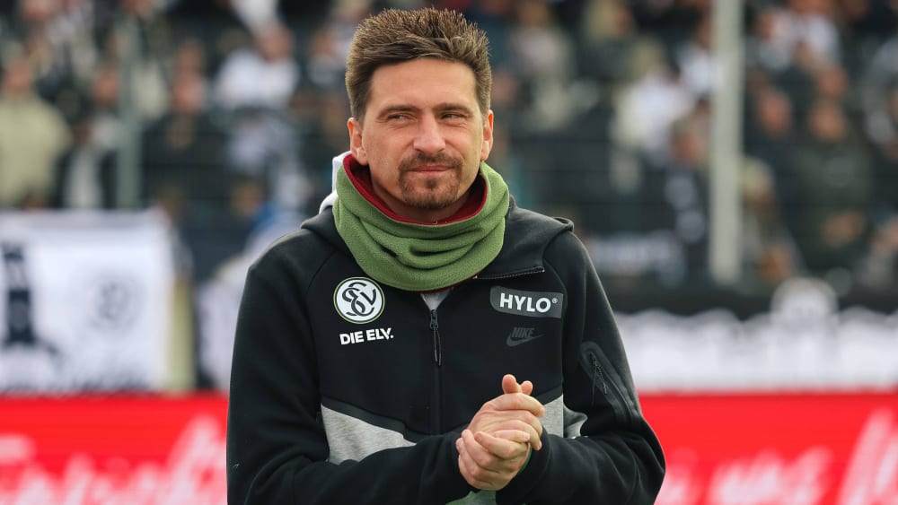 Elversberg-Trainer Vincent Wagner.
