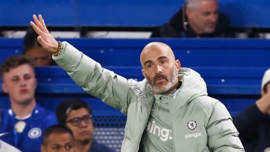 Chelsea Manager Enzo Maresca during the UEFA Champions League, League phase, MD2 football match between Chelsea FC and SL Benfica on 30 September 2025 at Stamford Bridge in London, England - Photo Paul Phelan / ProSportsImages / DPPI