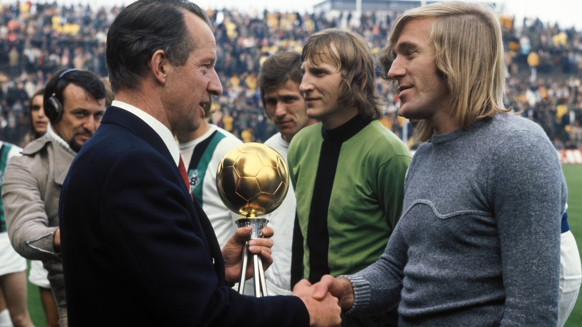 Karl-Heinz Heimann mit Günter Netzer