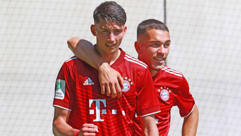 Die Zukunft des FC Bayern? Yusuf Kabadayi (li.) und Arijon Ibrahimovic.