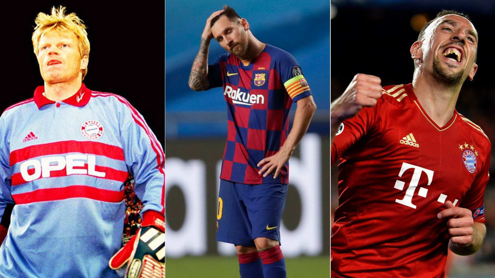 Oliver Kahn, Lionel Messi, Franck Ribery