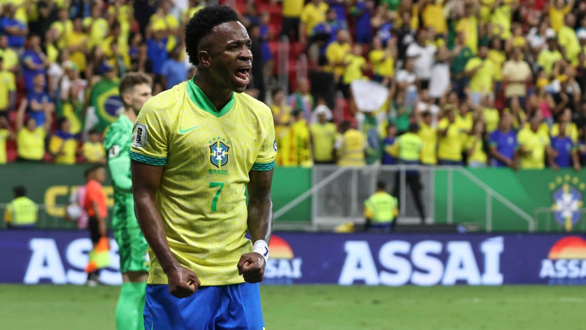 90.+9! Vinicius Junior erlöst Brasilien mit Traumtor
