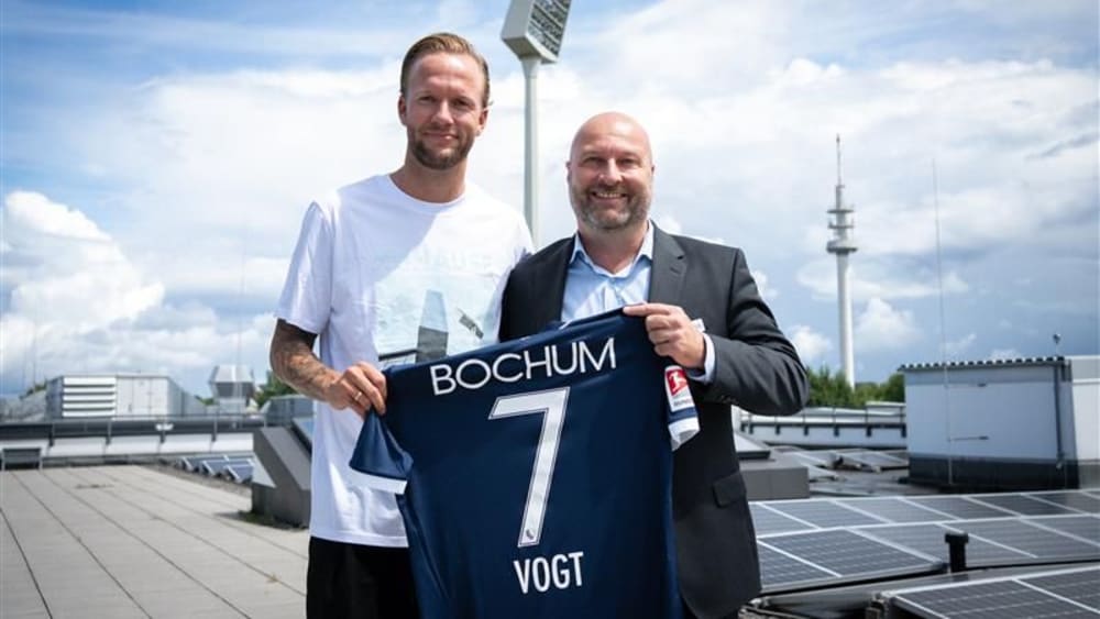 Dirk Dufner (re.) freut sich über die Rückkehr von Kevin Vogt.