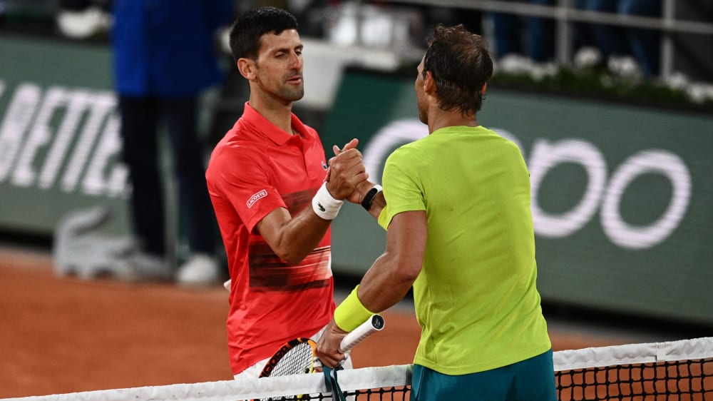 Am Ende musste Novak Djokovic (li.) dem starken Rafael Nadal gratulieren.
