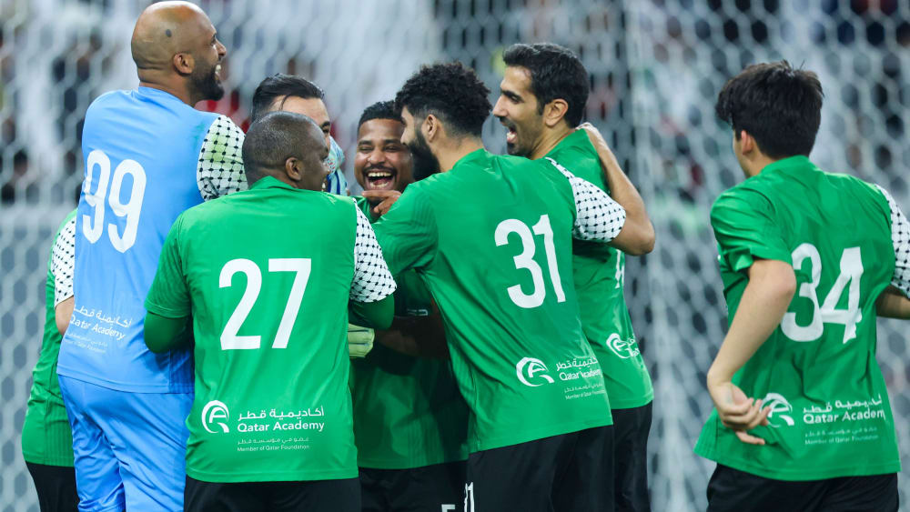 Pälästinas Fußball-Mannschaft nimmt zum dritten Mal am Asien-Cup teil.