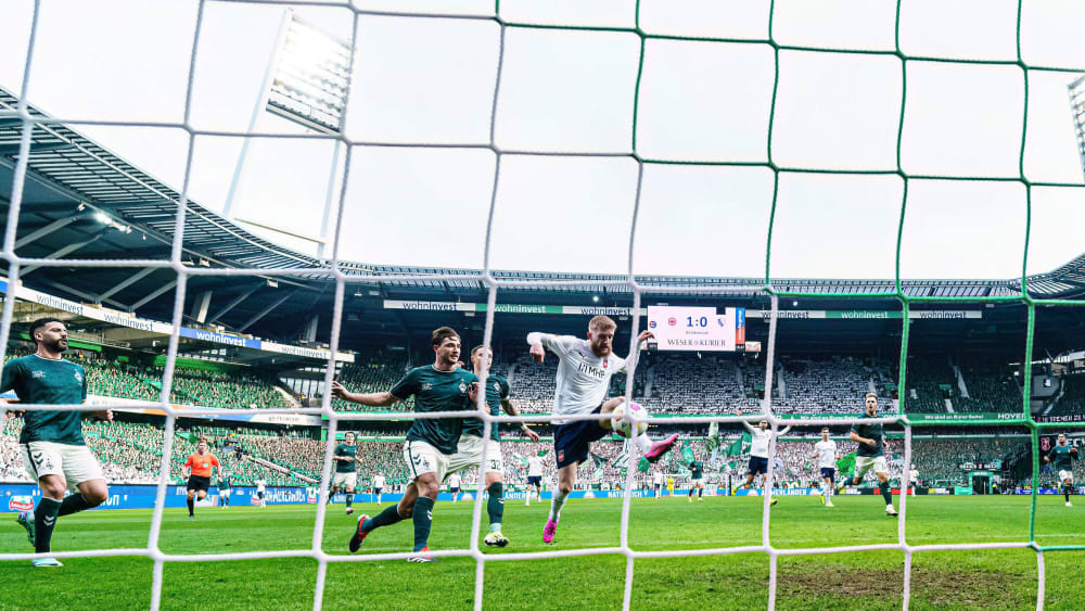 Traf zum 2:0 für den 1. FC Heidenheim: Jan-Niklas Beste.&nbsp;