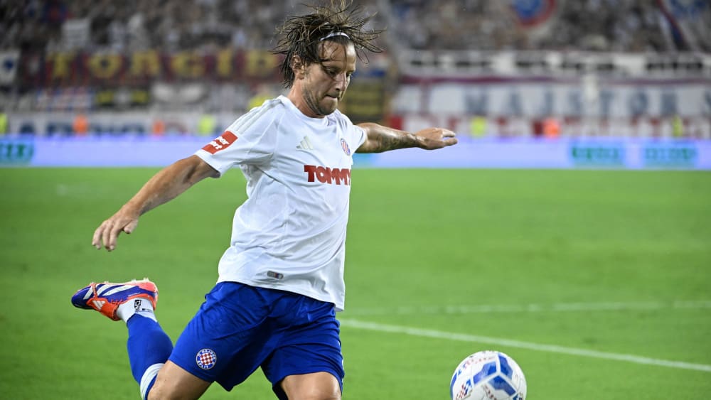 Inzwischen in Kroatien am Ball: Ivan Rakitic im Trikot von Hajduk Split.