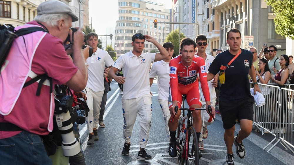 Ein Virus hätte ihn am letzten Tag fast den Gesamtsieg der Vuelta gekostet: Primoz Roglic.