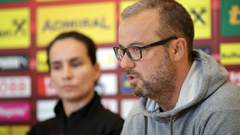 Michael Steiner in seiner Zeit als Sportlicher Leiter des nationalen Zentrums für Frauenfußball (Jänner 2020).