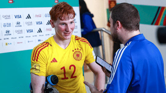Er überragte für die DFB-Elf im WM-Halbfinale: Keeper Konstantin Heide.
