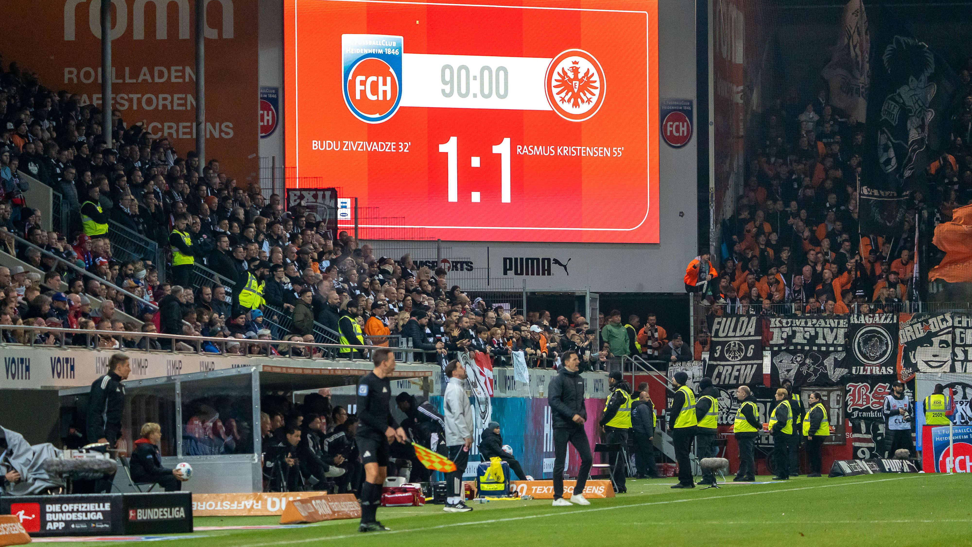 Liveticker | 1. FC Heidenheim - Eintracht Frankfurt 1:1 | 9. Spieltag ...