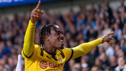 Kam, schloss ab, hatte Glück und traf nach einem Solo zum entscheidenden 2:0: BVB-Joker Jamie Gittens.