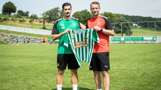 Martin Koscelnik ist bereits im Trainingslager des SK Rapid Wien mit dabei.