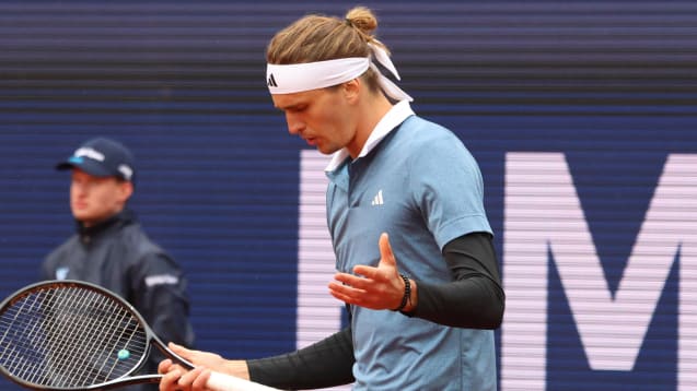 Ärgerte sich mal wieder: Alexander Zverev.