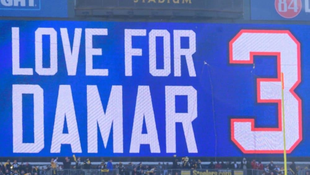 Am vergangenen Wochenende kam es in der NFL zu zahlreichen Solidaritätsbekundungen für Damar Hamlin.