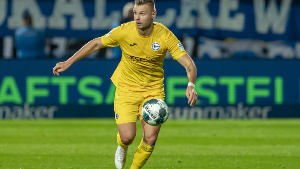 Bielefelds Florian Hartherz stand in allen bisherigen Ligapartien von der ersten bis zur letzten Minute auf dem Platz.