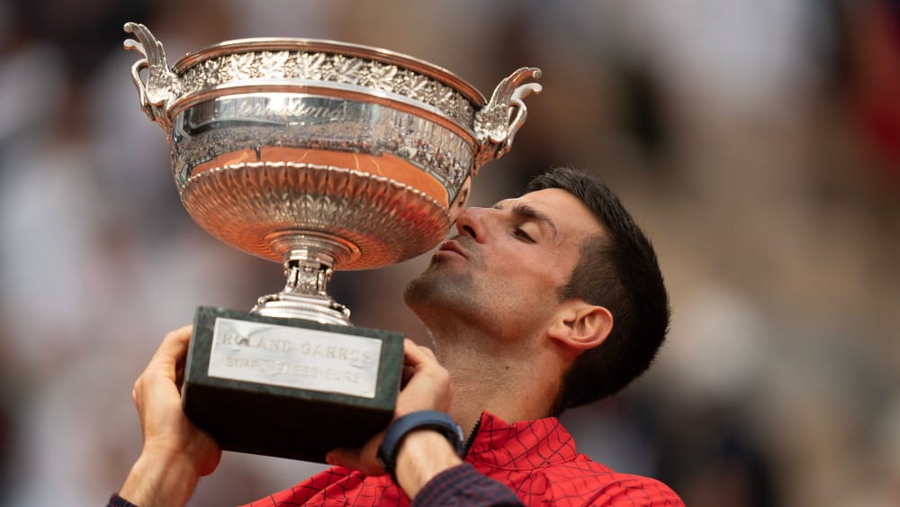 Auf dem Gipfel des Tennissports angekommen: Novak Djokovic.