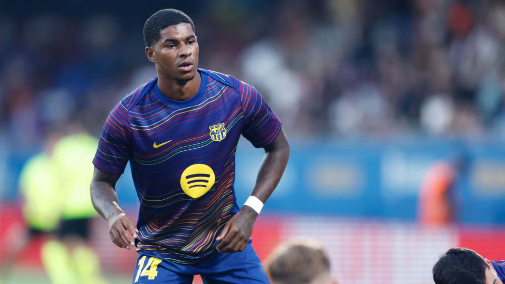 Marcus Rashford könnte am Samstagabend sein La-Liga-Debüt für den FC Barcelona geben.