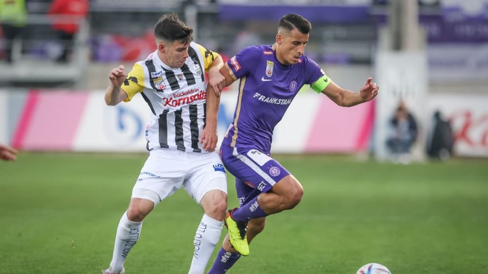 Der LASK und Austria Wien lieferten sich ein intensives Duell.