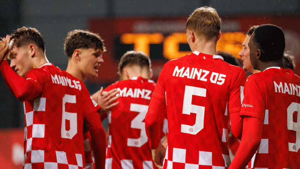 Weiter in der Youth League dabei: Die U 19 vom FSV Mainz 05.