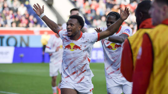 Sein Tor bescherte RB den Dreier in Heidenheim: Lois Openda.