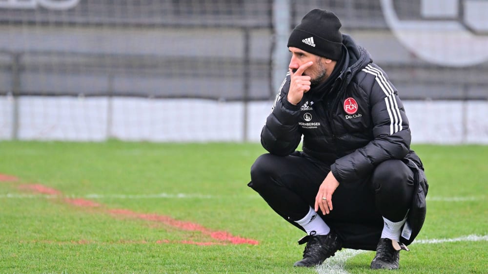 Nürnbergs Trainer Cristian Fiel richtet den Fokus auf das kommende Spiel gegen Magdeburg.
