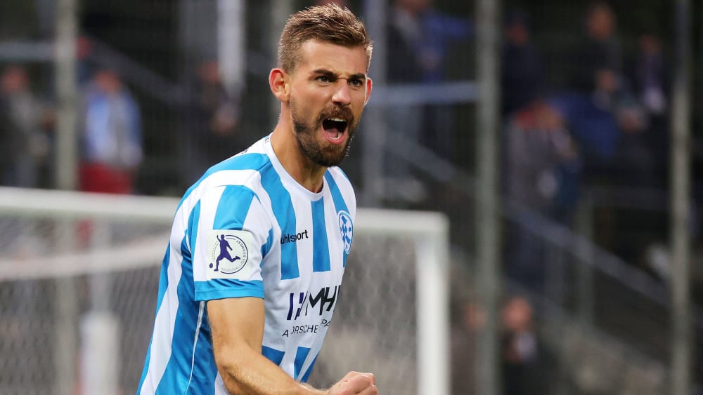 Treffsicher: David Braig (Archiv-Foto) erzielte in Bahlingen zwei Tore für die Stuttgarter Kickers.
