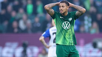 Der Abstieg droht: Hier blickt Wolfsburg-Profi Vini Souza beim Heimspiel gegen den HSV enttäuscht.