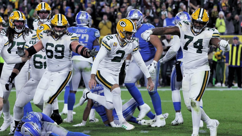 Avancierte zum Matchwinner in Lambeau: Mason Crosby.