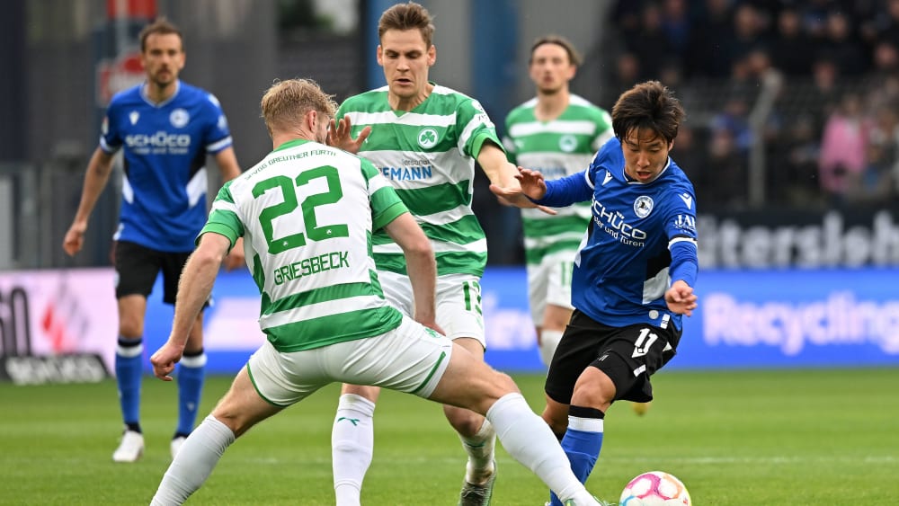 In einem umkämpften Spiel trennten sich Arminia Bielefeld und die SpVgg Greuther Fürth mit 1:1.