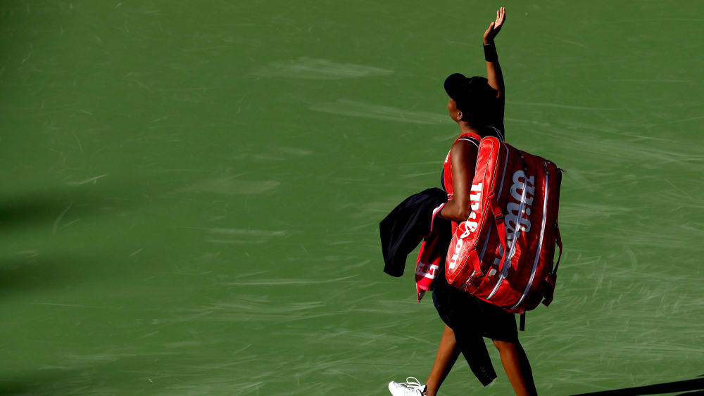Auf Wiedersehen? Wie so oft ranken nach einer Erstunden-Niederlage von Venus Williams Rücktrittsgerüchte empor.