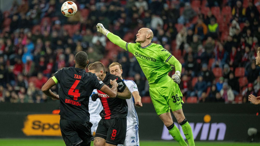 Bisheriges Saison-Highlight: Niklas Lomb darf in der Europa League gegen Molde FK mitmischen.