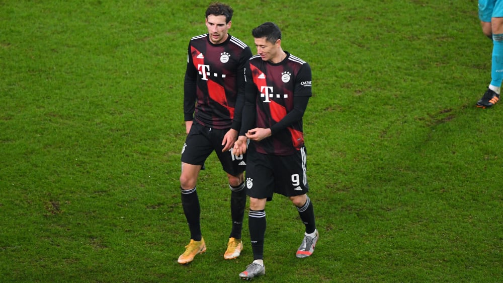 Fehlten beim Abschlusstraining des FC Bayern: Leon Goretzka und Robert Lewandowski.