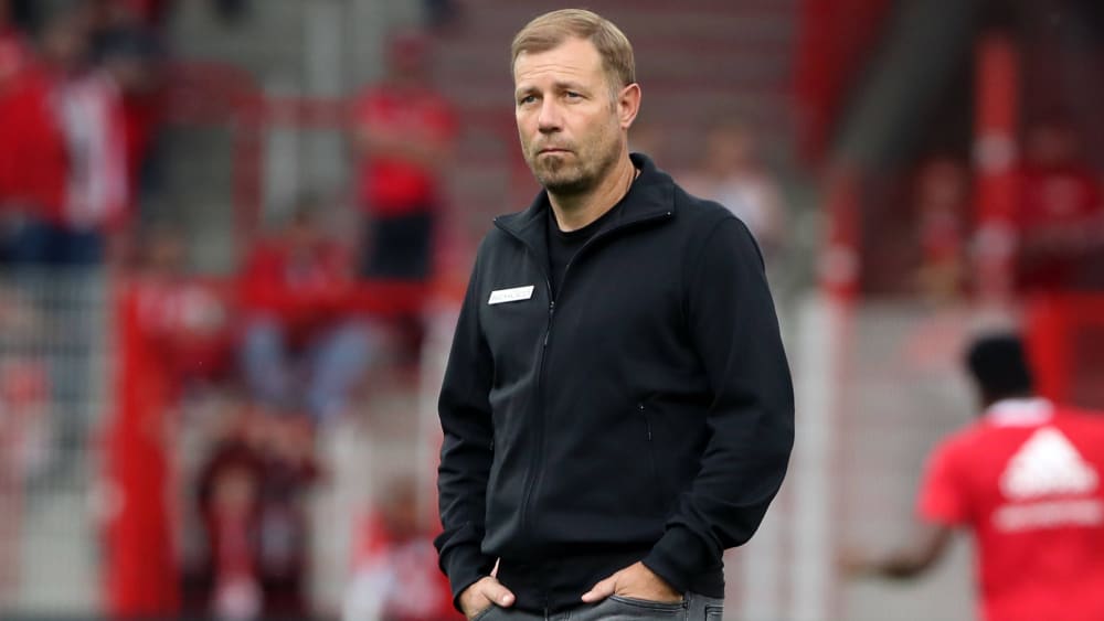 Er ist optimistisch, sieht aber auch noch genügend Arbeit:&nbsp;Bielefelds Trainer Frank Kramer.
